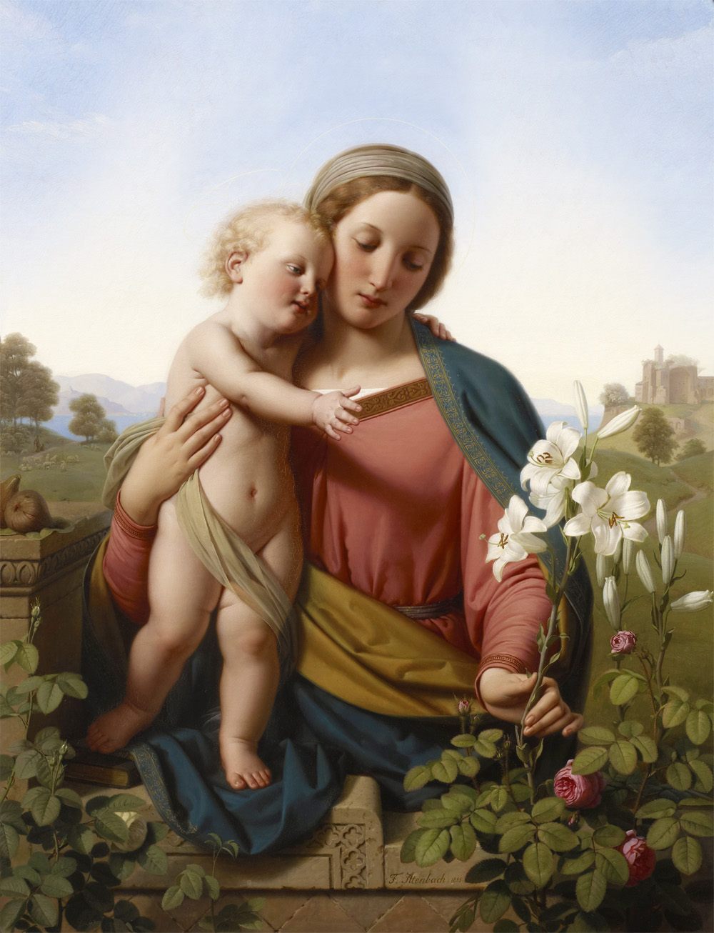 Madonna and Child by Franz Ittenbach