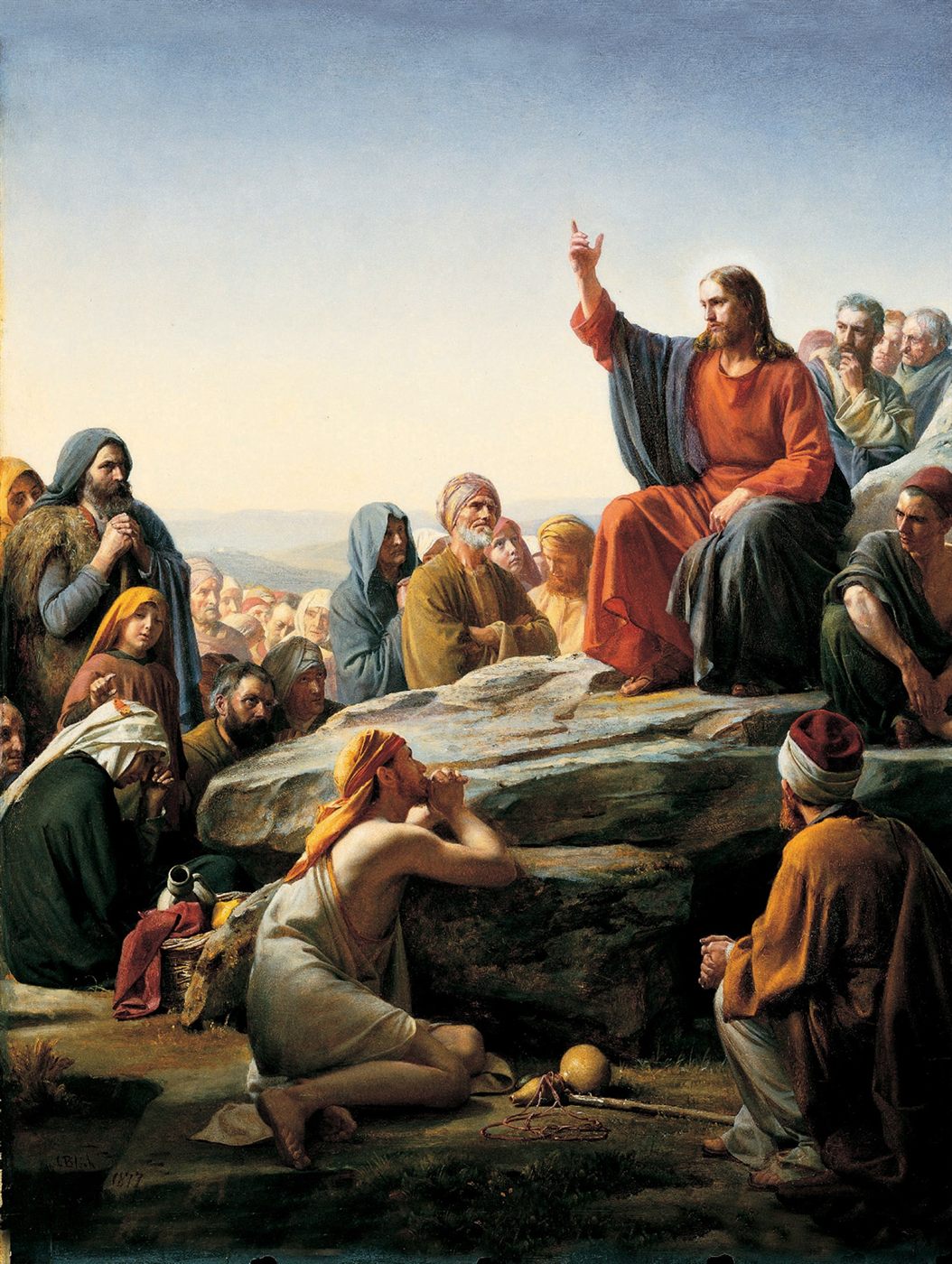 Sermon on the Mount by Carl Heinrich Bloch